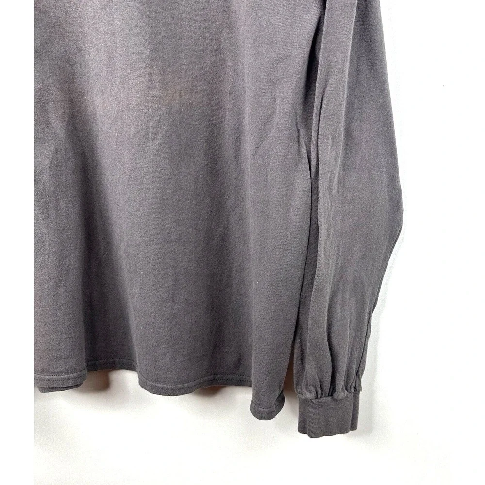 Levi's Strauss & CO‎ Men's L Gray Long Sleeves Crewneck Graphic Cotton Shirt